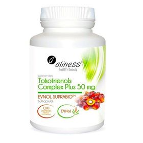 Aliness Vitamin E Tokotrienole Complex Plus 50 mg Tokotrienole Q10