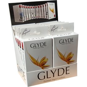 Glyde Ultra *Natural* natürliche vegane Kondome, zertifiziert mit der Vegan-Blume