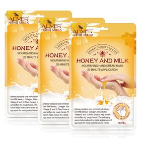 ALIVER  Handmaske mit Honig Milchextrakt