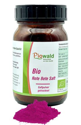 Piowald Bio Rote Bete Saft Pulver