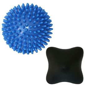 Sporttrend24 Faszienballeckig + ø Massageball Iall