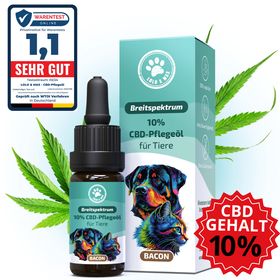 CBD Öl - 10% - Bacon - Hunde & Katzen-Qualität aus Deutschland - 10ml