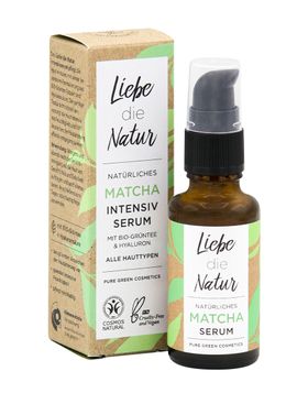 Liebe die Natur - natürliches Intensivserum Matcha