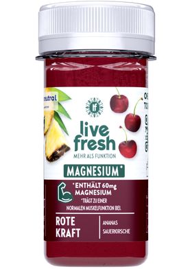LiveFresh Magnesium Shot kaltgepresst - Rote Kraft