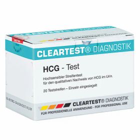 Cleartest HCG Schwangerschafts Teststreifen