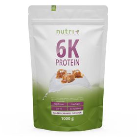 nutri+ 6K Eiweißpulver 1kg - Protein Shake ohne Whey