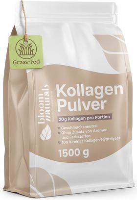Bloom Naturals Kollagen Pulver Hydrolysat Typ 1 & 3