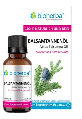 Bioherba Balsamtannenöl Reines ätherisches Öl