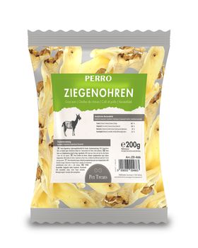 PERRO Ziegenohren - Hunde-Kauartikel