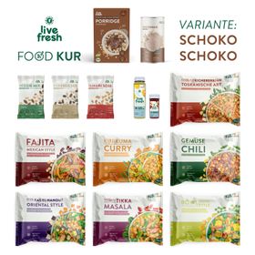 LiveFresh Vegane Foodkur 21 Tage - Schoko (inkl. 5,25€ Pfand)