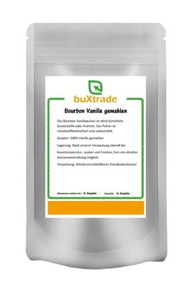 buXtrade Bourbon Vanille gemahlen
