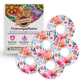 Diasticker® Freestyle Libre 3 / 3 Plus Fixiertapes "Spring Flowers"