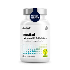 gloryfeel ® Myo Inositol Kapseln 2.000 mg - Markenrohstoff Quatrefolic® - 200 Kapseln