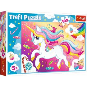 trefl Puzzle Sweet Unicorn 100 Teile