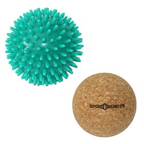 Sporttrend24 ø Massageball Iall + Faszienball Cork