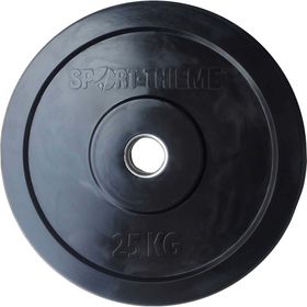 Sport-Thieme Hantelscheibe Bumper Plate, schwarz