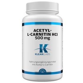 Klean Labs Acetyl-L-Carnitin HCl 500 mg