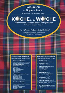 Koche in der Woche - Kochbuch für Singles und Paare Soviel Zeit muss sein