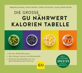 GU Die große GU Nährwert-Kalorien-Tabelle 2022/23