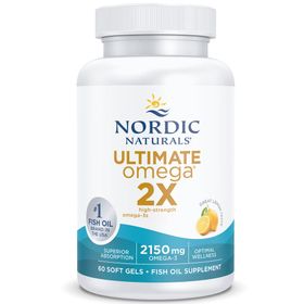Nordic Naturals, Ultimate Omega 2X Omega-3, mit EPA und DHA, Weichkapseln, Zitronengeschmack