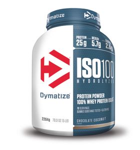 DYMATIZE Whey Protein Pulver Shake Eiweiß ISO 100 Chocolate Coconut
