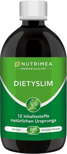 Nutrimea DETOX-Kur DietySlim 100% Vegan | Natürlich Leber & Körper entgiften & Abnehmen