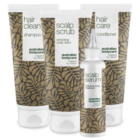 Australian Bodycare 4er-Paket bei Schuppen und trockener Kopfhaut