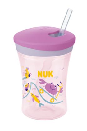 NUK Trinklernbecher Action Cup 230ml rosa