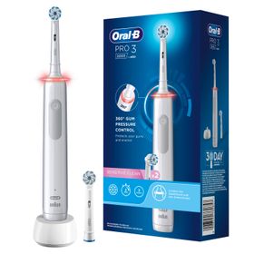 Oral-B - Elektrische Zahnbürste "Pro 3  - Sensitive Clean" in White