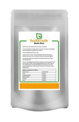 buXtrade Biotin Pulver