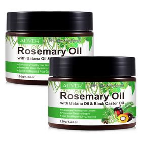 ALIVER 3-in-1 Haaröl Rosmarinöl Batana Öl Rizinusöl für Haarwachstum