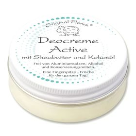 Deocreme Active mit Sheabutter und Kokosöl 40 g