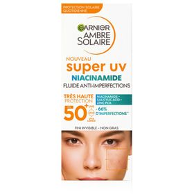 Garnier - Super-UV Anti-Unreinheiten Fluid Niacinamid Sonnen-Ambra LSF 50+