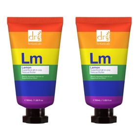 Dr Botanicals Pride Edition Zitronen-Superfood All-in-One Rettungsbutter 50ml x 2 Duo-Pack