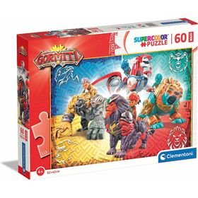 clementoni Puzzle Gormiti: Krieger der vier Elemente maxi 60 Teile