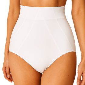 MYSANITY® Postpartum Miederhose Baumwolle auf der Haut Weiß