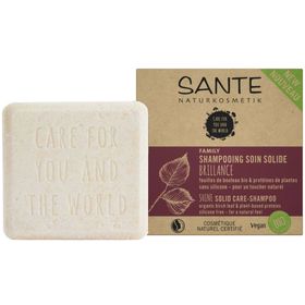 SANTE - Festes Glanzpflege-Shampoo - Birkenblätter & Pflanzenproteine