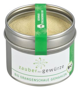 Zauber der Gewürze Bio Orangenschale gemahlen