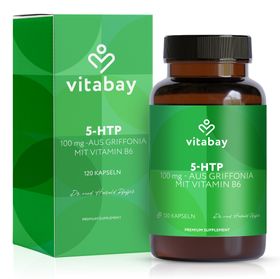 Vitabay 5-HTP 100 mg aus Griffonia + Vitamin B6