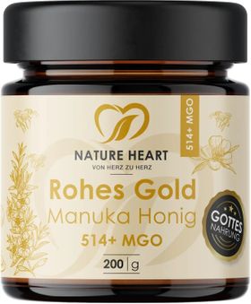 Nature Heart Rohes Gold - Manuka Honig 514+ MGO