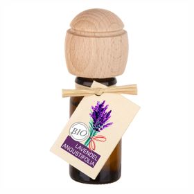 Traumduft Piccolino Angustifolia Duftöl – Handgefertigt, ätherische Öle, Buchenholzverschluss