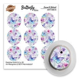 Diasticker® Dexcom G7 Stickerset "Butterfly Kiss"