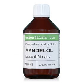 Mandelöl BIO kaltgepresst von wesentlich.