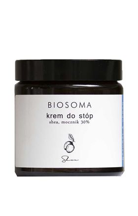 BIOSOMA Fußcreme gegen rissige Fersen mit 30% Urea, Sheabutter & Milchsäure