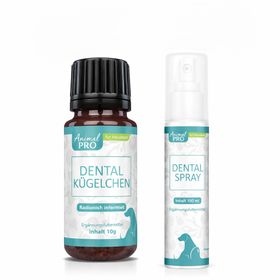 Animal Pro Dental Duo – Tägliche Zahnpflege & Extra-Frische für Hunde & Katzen