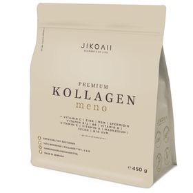 JIKOAII Kollagenpulver MENO - Kollagen mit Coenzym Q10, Zink, Spermidin & MSM - Menopausekomplex