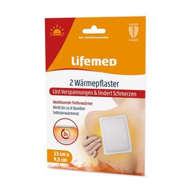 Lifemed Wärmepflaster 9,5 cm x 13 cm, weiß
