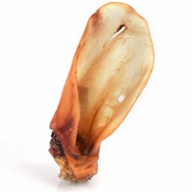 BluePet Rinderohr Premium Kausnack für Hunde, 100% Rind, Natürlicher Kauartikel, Snack