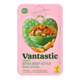 Vantastic Vegane Bites Beef-Style flavor of Italy