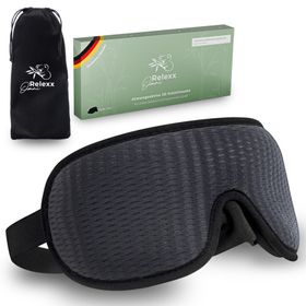OMNIRELEXX® Atmungsaktive 3D SCHLAFMASKE (Grau)